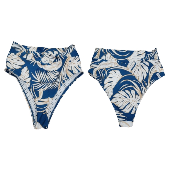 Body Glove Bikini Lush Aro Scoop Top High-Waist Bottoms Tropical Bathing… - Picture 8 of 16